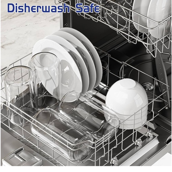 18oz Clear Tumbler with Black Monogram Bow - Picture 5 of 6